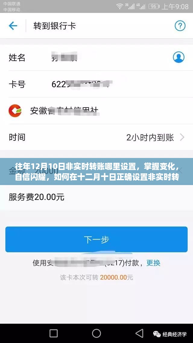 如何在十二月十日设置非实时转账，掌握变化，开启励志人生之旅