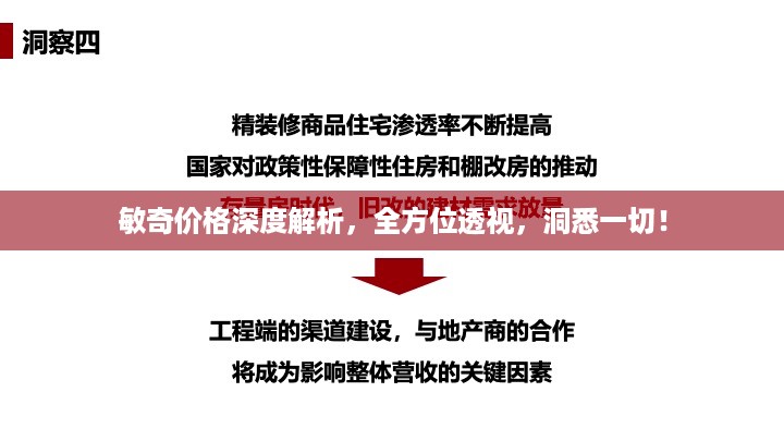 敏奇价格深度解析，全方位透视，洞悉一切！