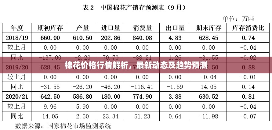 棉花价格行情解析，最新动态及趋势预测